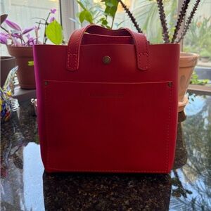 Portland Leather Ruby Mini Tote ❤️